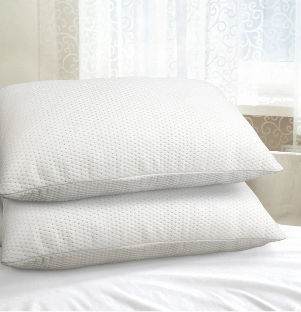 Sleep Sound Memory Foam Pillow Twin Pack